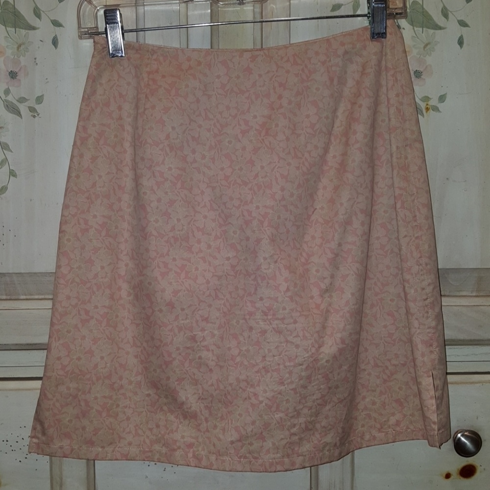 Skort Skirt Shorts Peach Tan Banana Republic